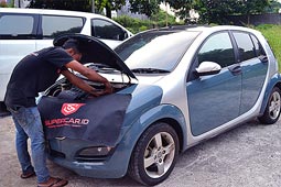 servis mobil smart panggilan